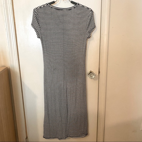 ATM Anthony Thomas Melillo Stretch Striped Midi Dress - Picture 3 of 5